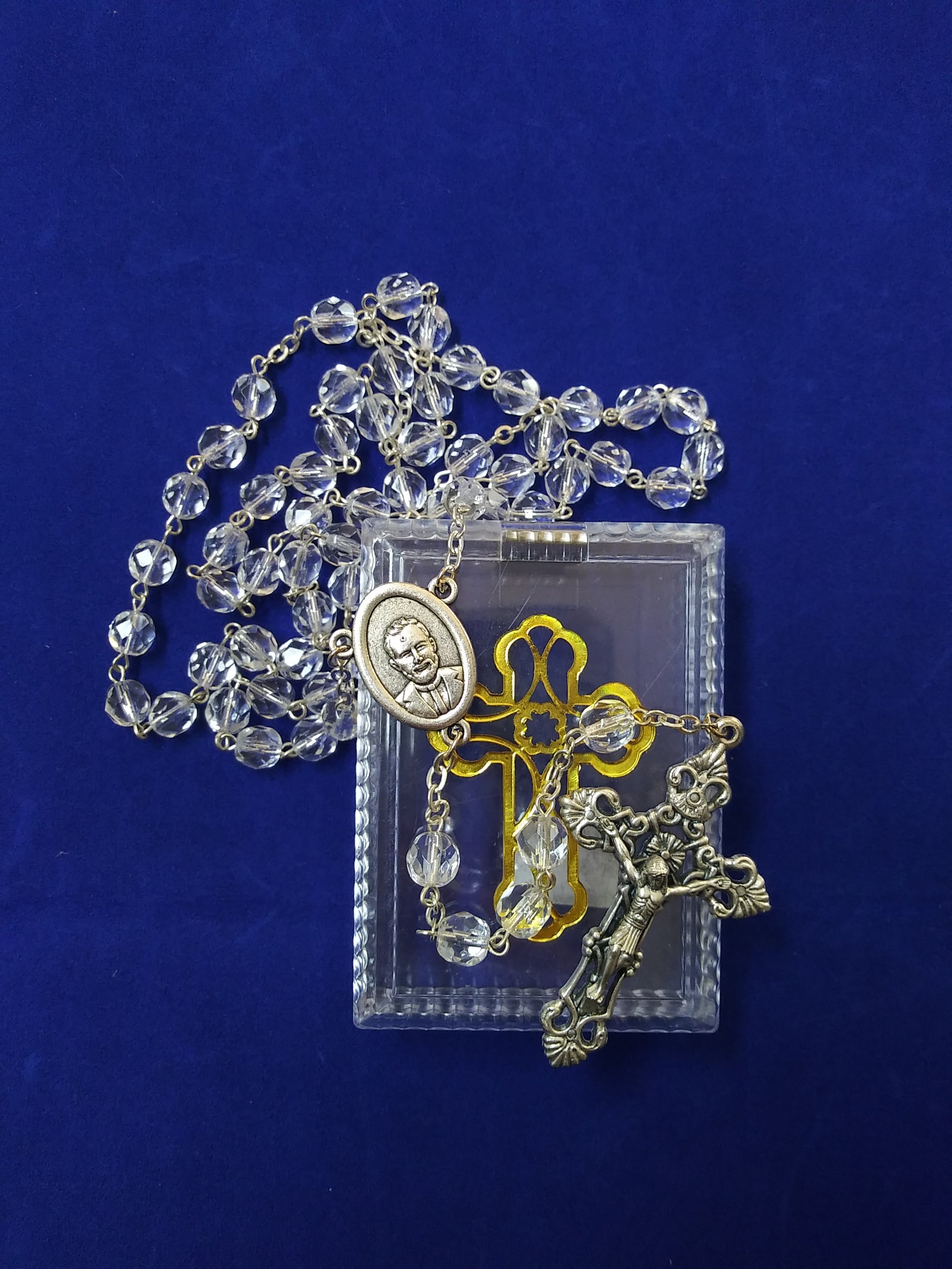 Blessed Stanley Rother Crystal Rosary