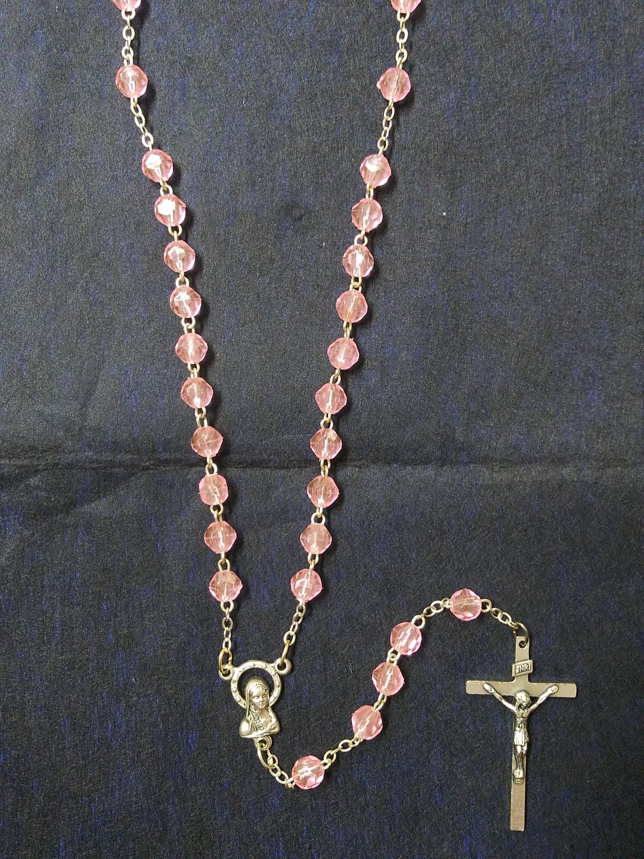 Pink Crystal Rosary