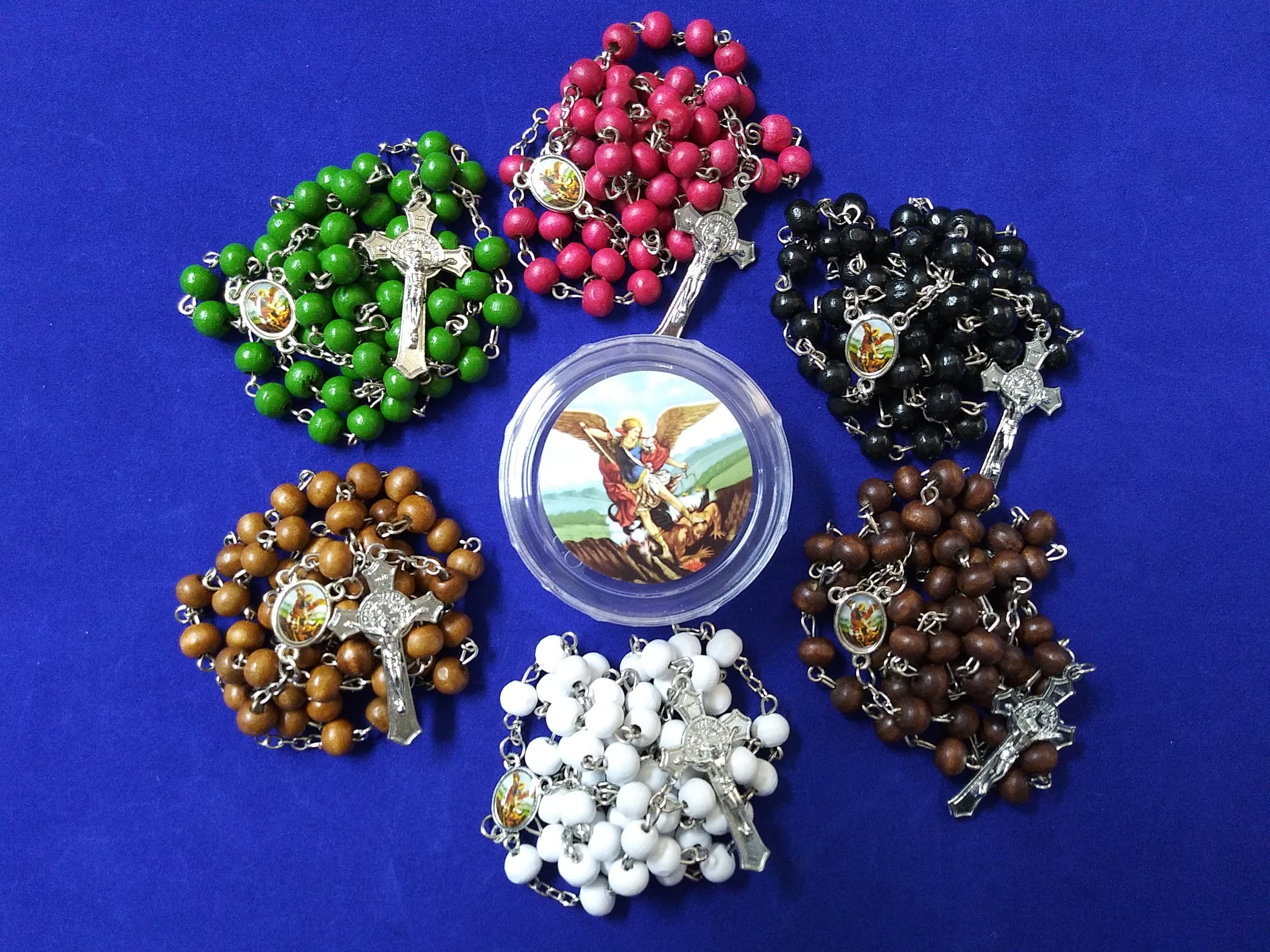 St. Michael The Archangel Wood Rosary