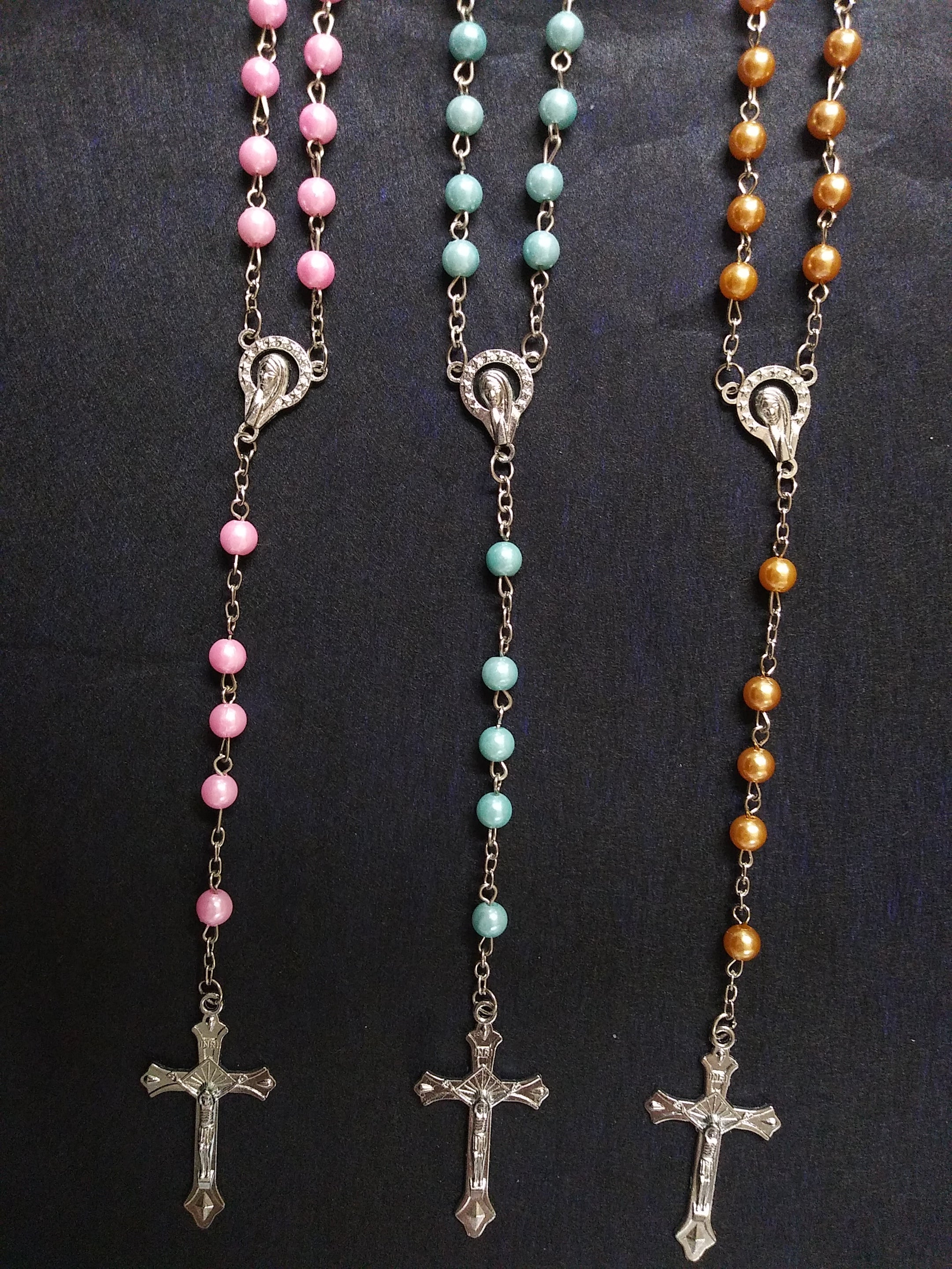Metallic Rosary Various Color