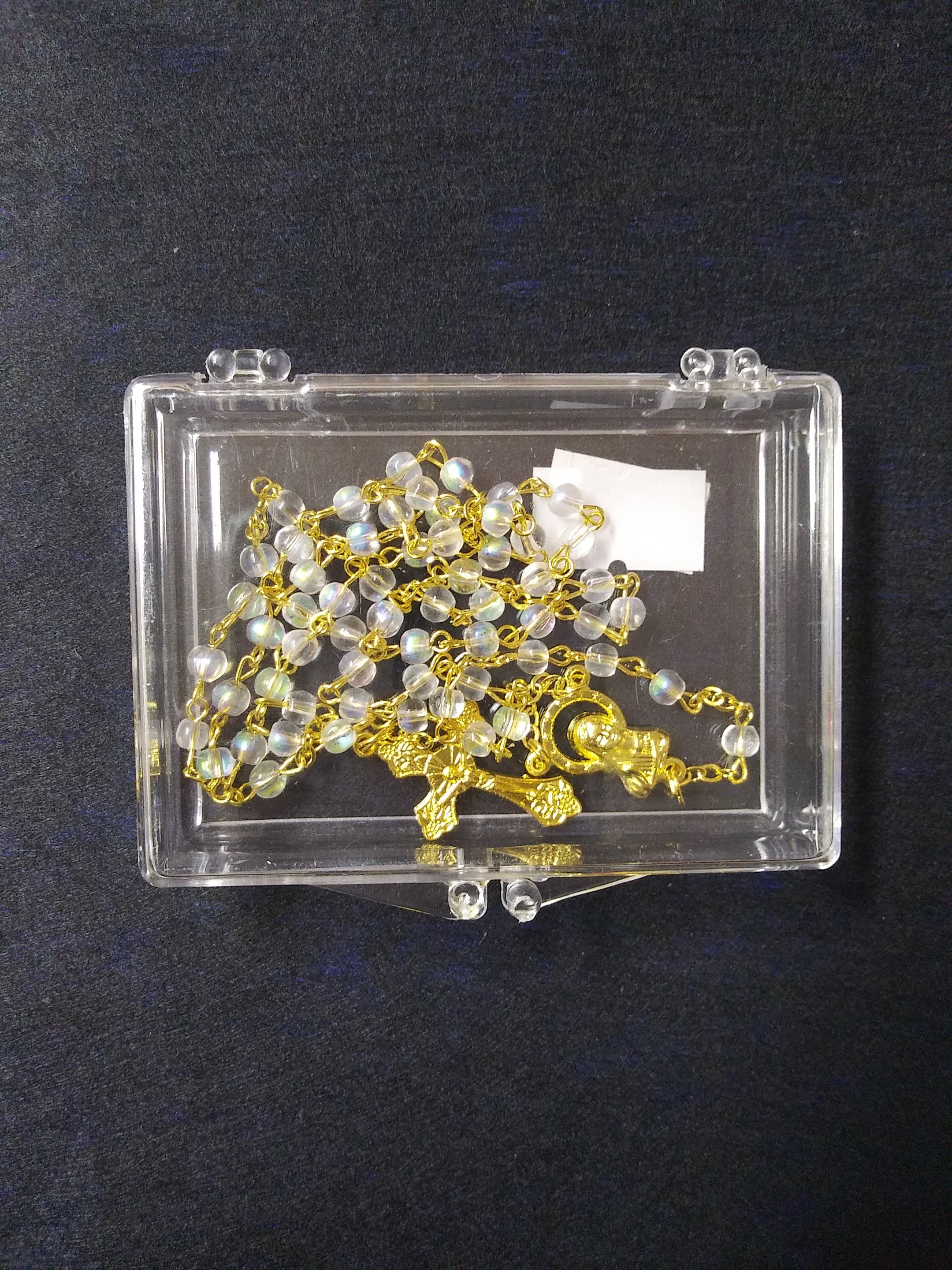 Gold & Iridescent Rosary