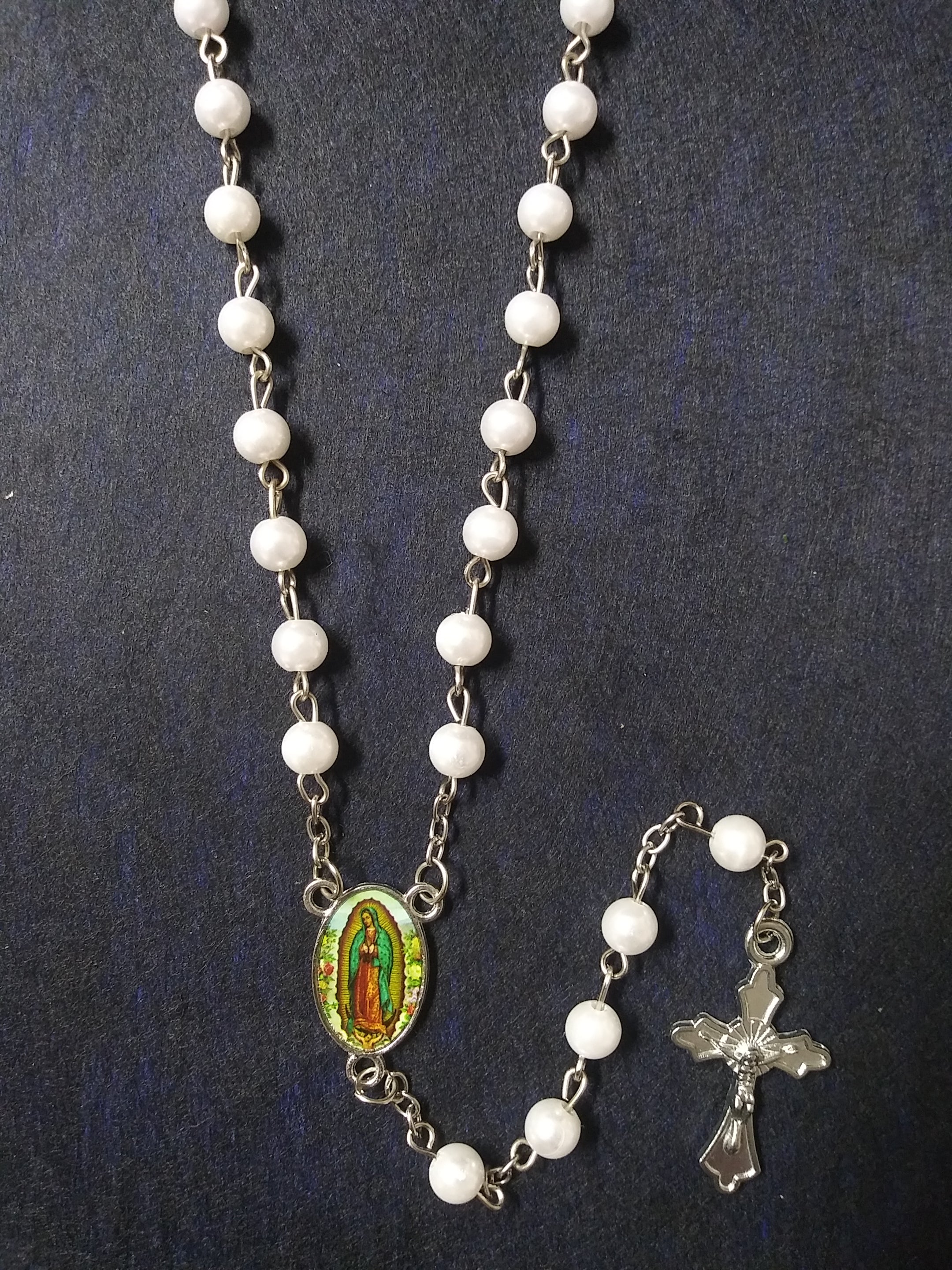 Rosary In A Bottle Our Lady Of Guadalupe Cork Lid