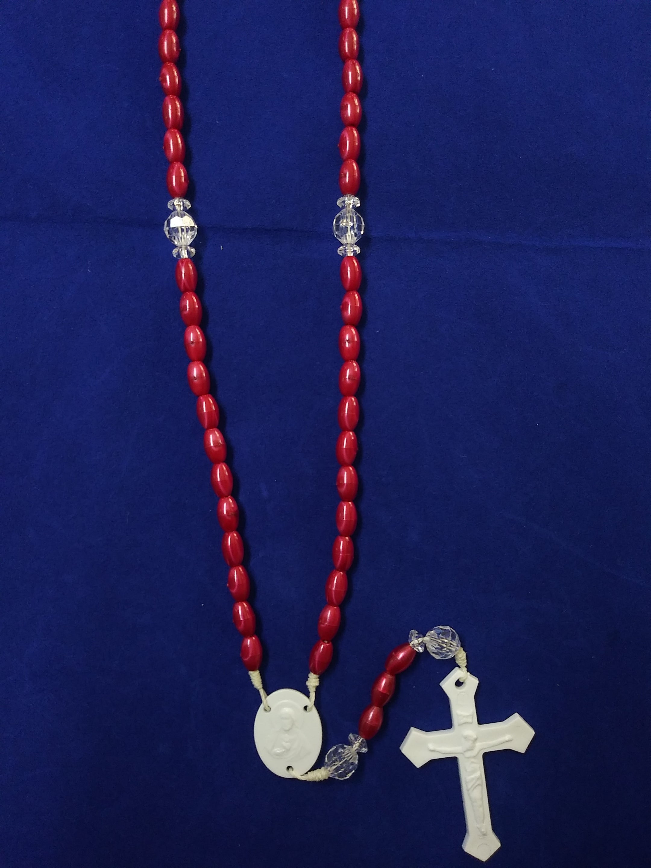 Precious Blood of Jesus Plastic Rosary