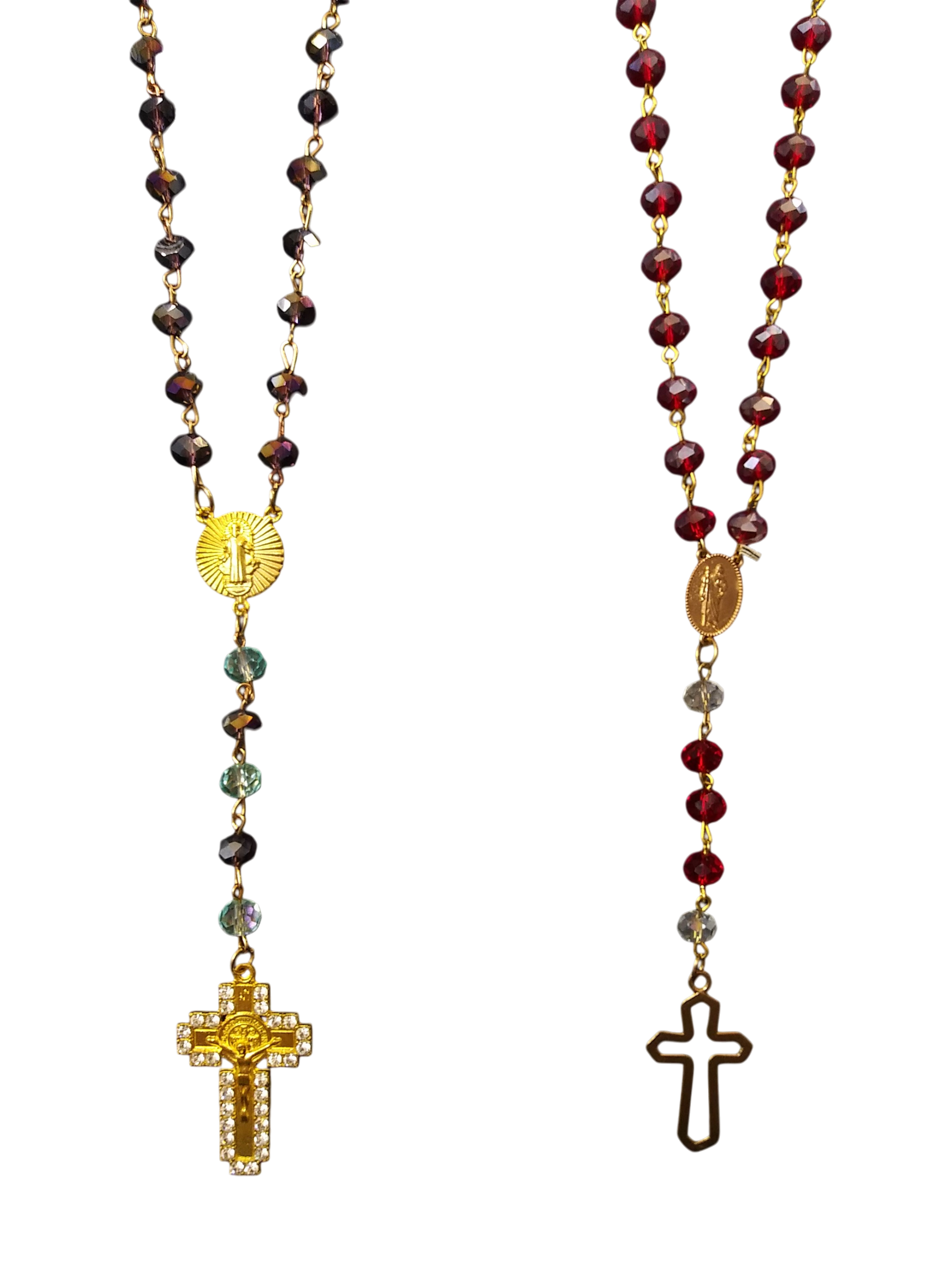 St. Joseph Crystal Rosary Various