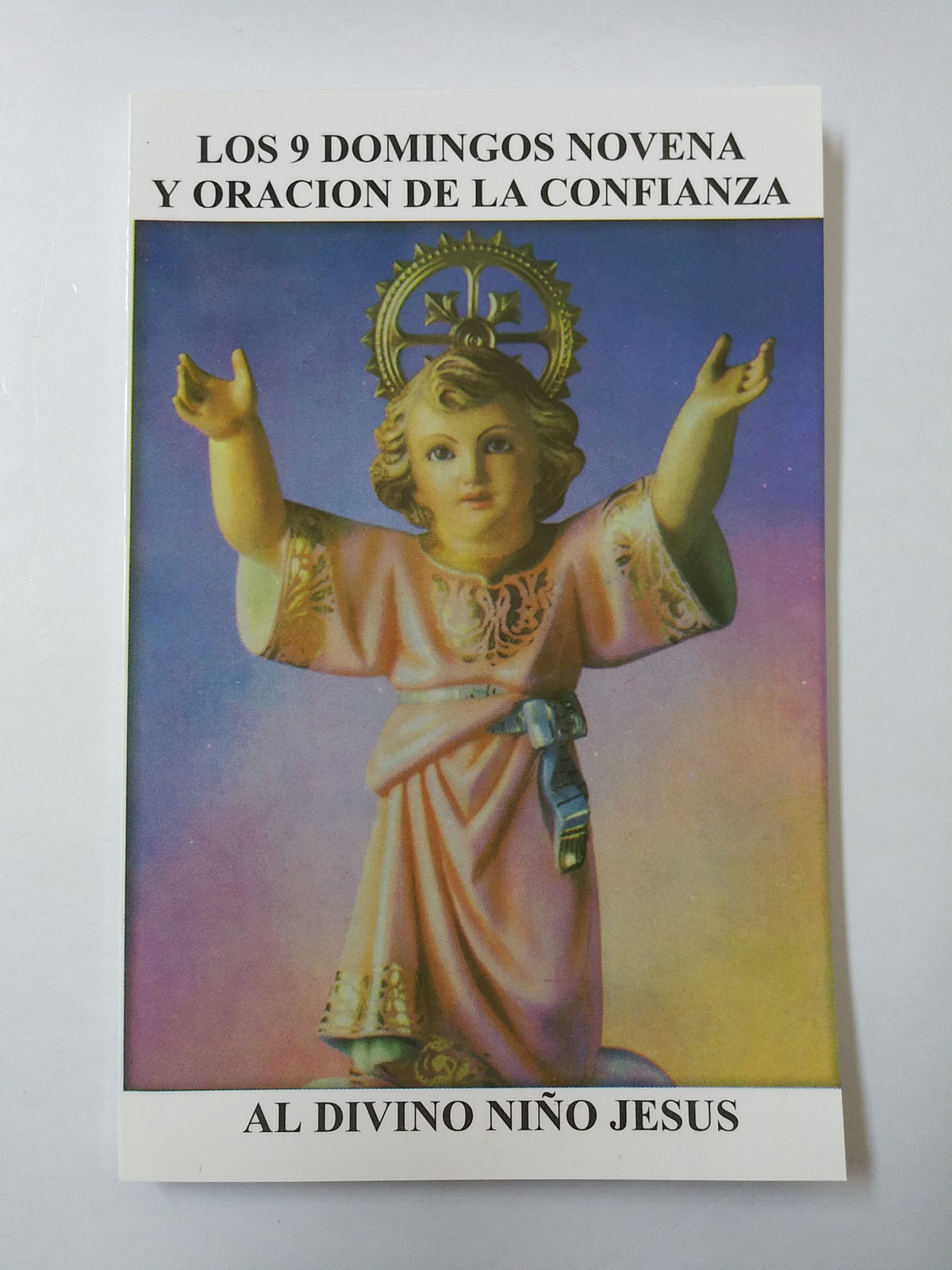 Los 9 Domingos Novena Y Oracion De La Confianza Al Divino Niño Jesus
