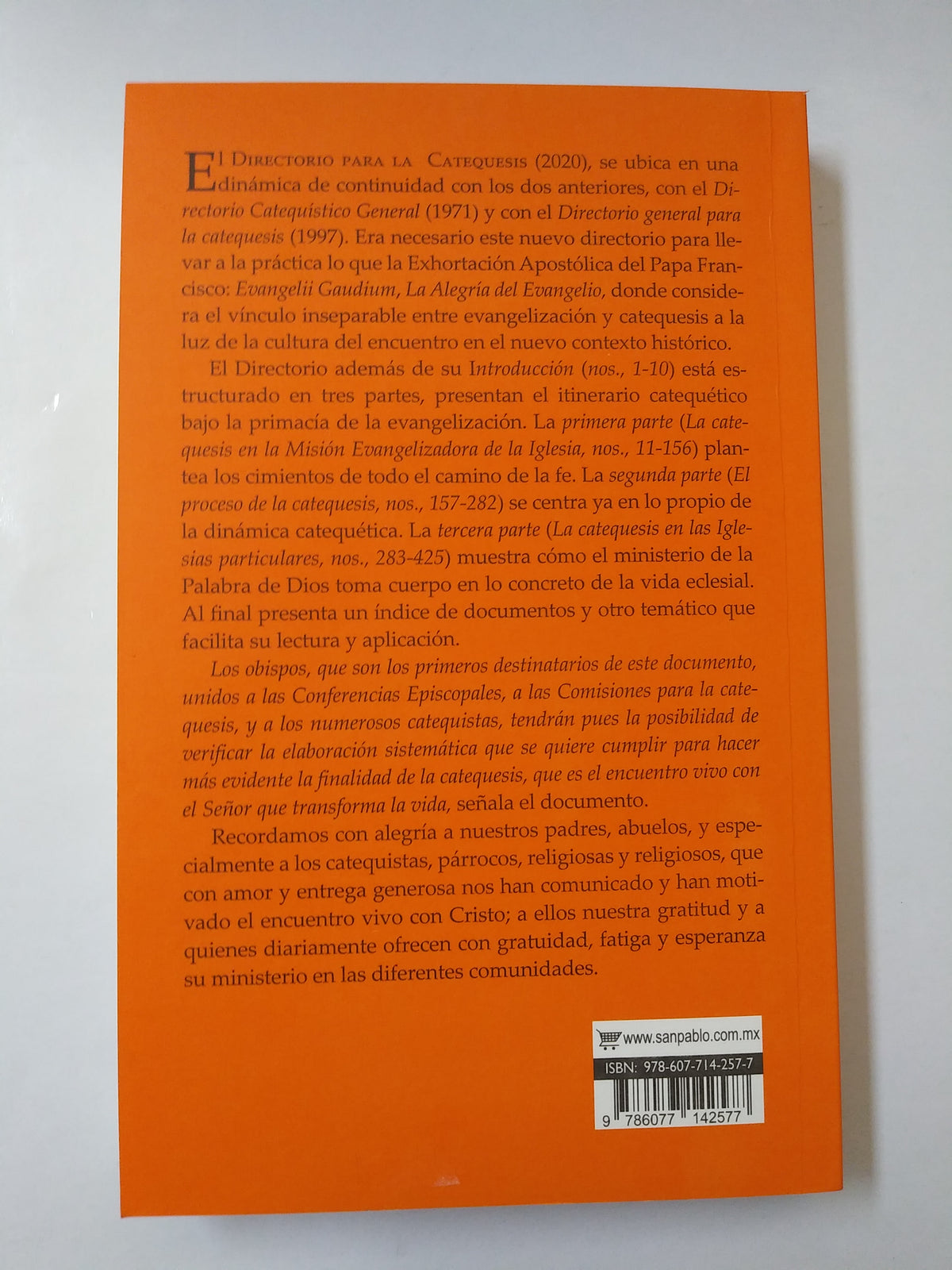 207 Directorio Para La Catequesis