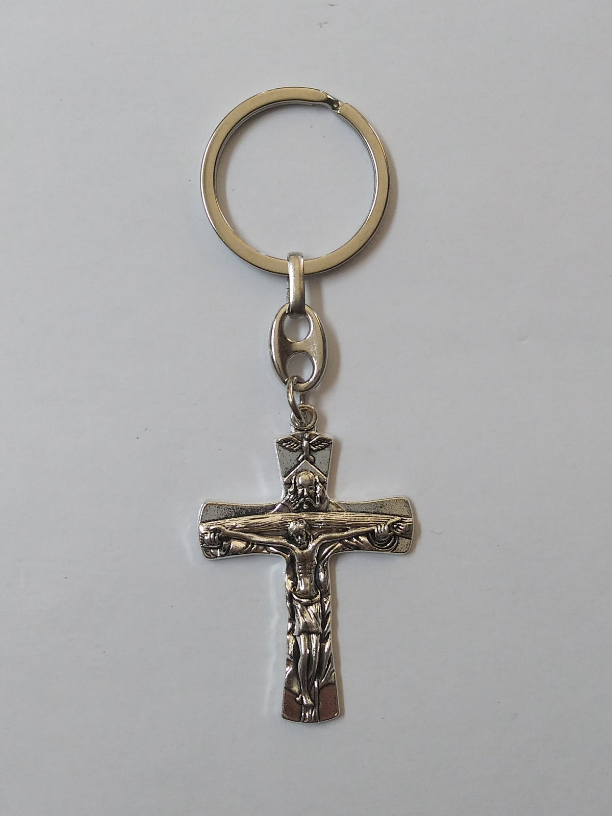 Holy Trinity Cross Keychain
