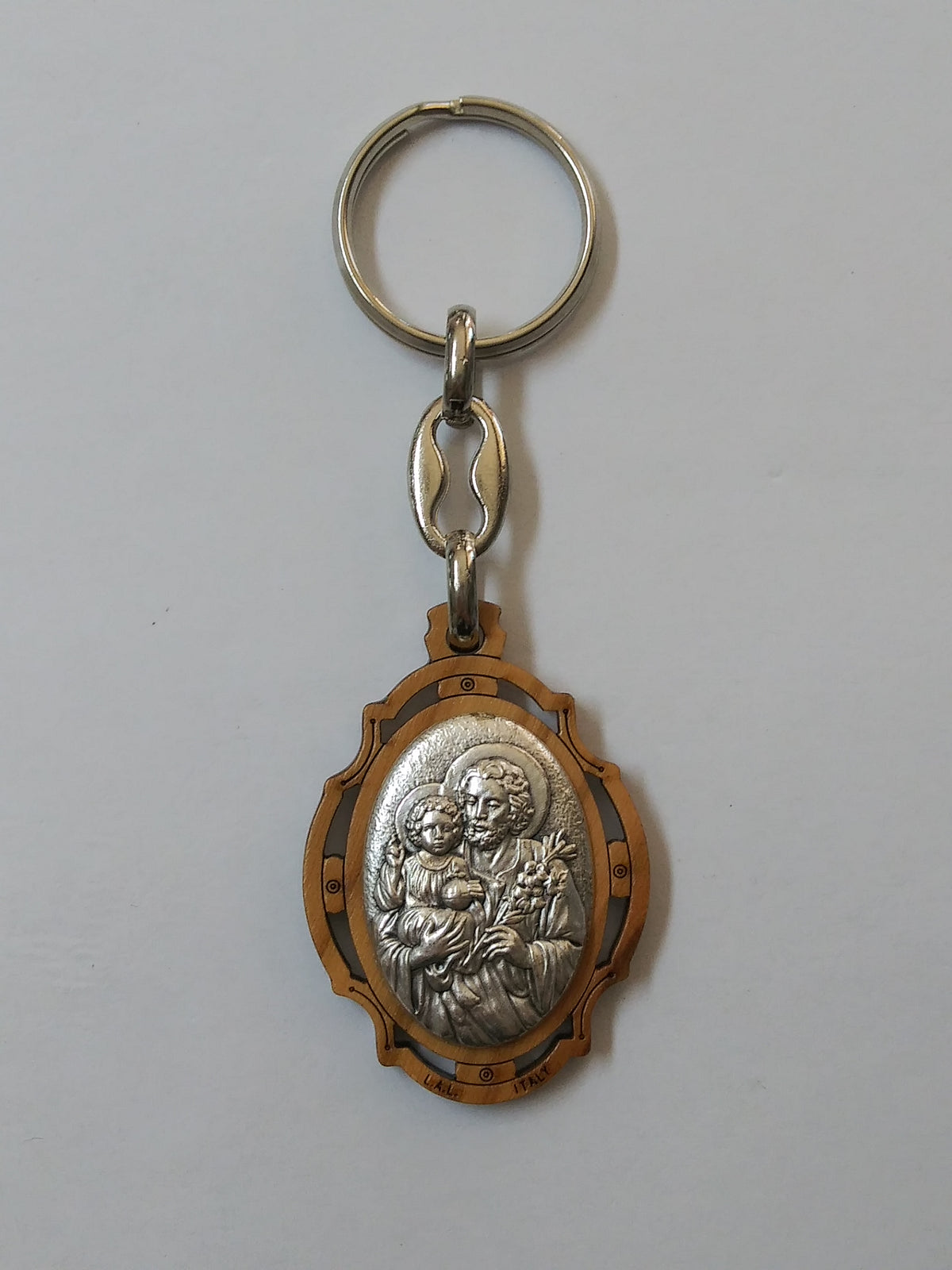 St. Joseph Key Chain Wood