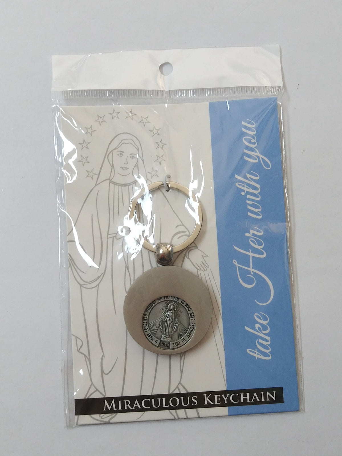 Miraculous Mary Key Chain