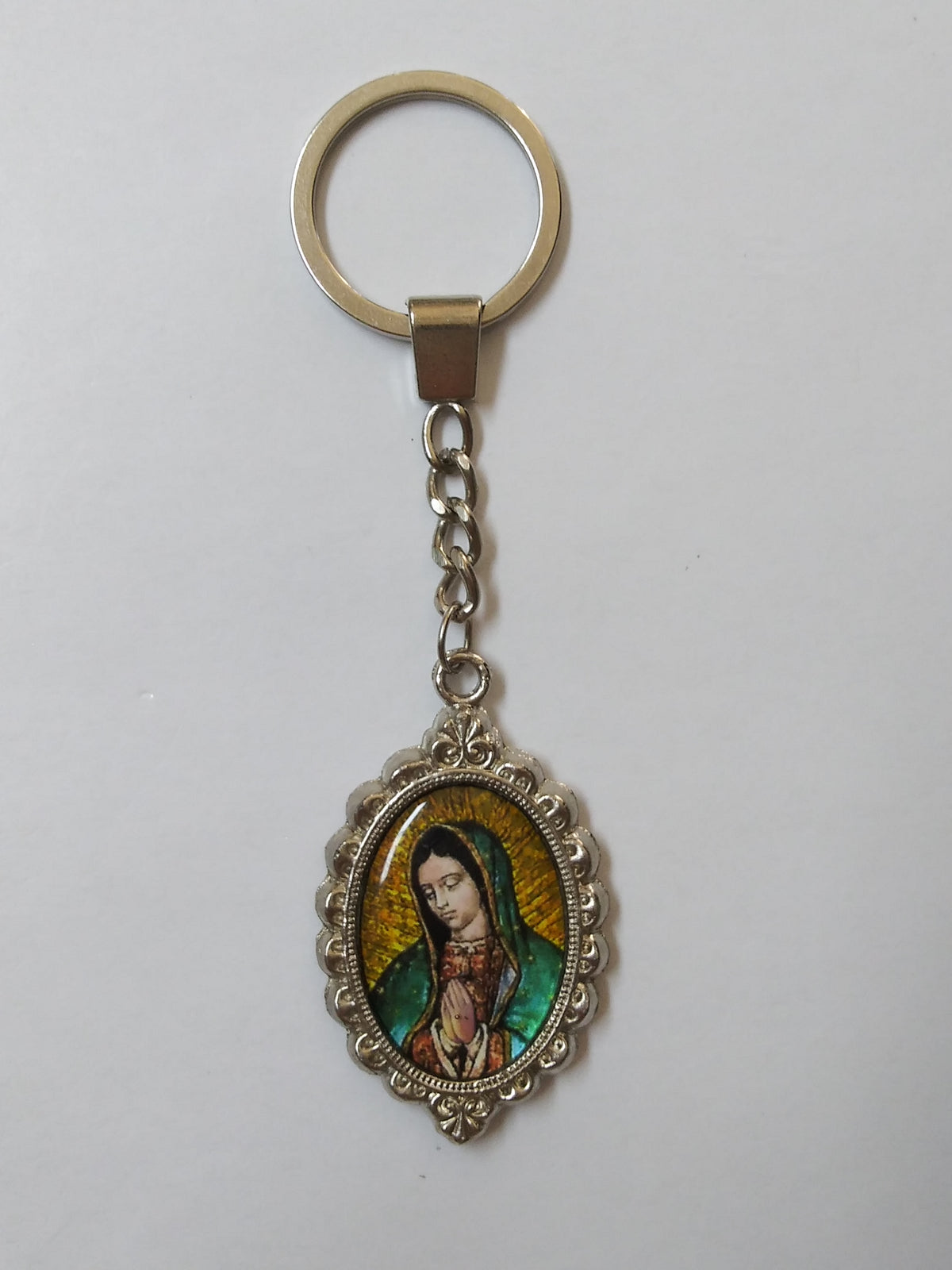 Divine Mercy / Our Lady Of Guadalupe Key Chain