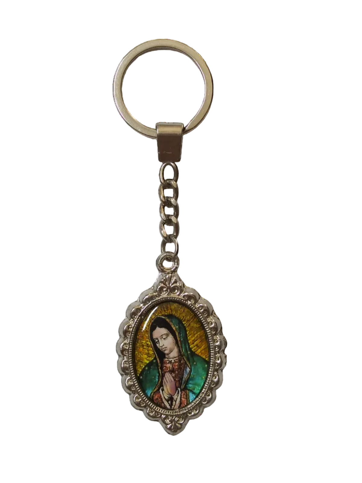 St. Joseph / Our Lady Of Guadalupe Key Chain