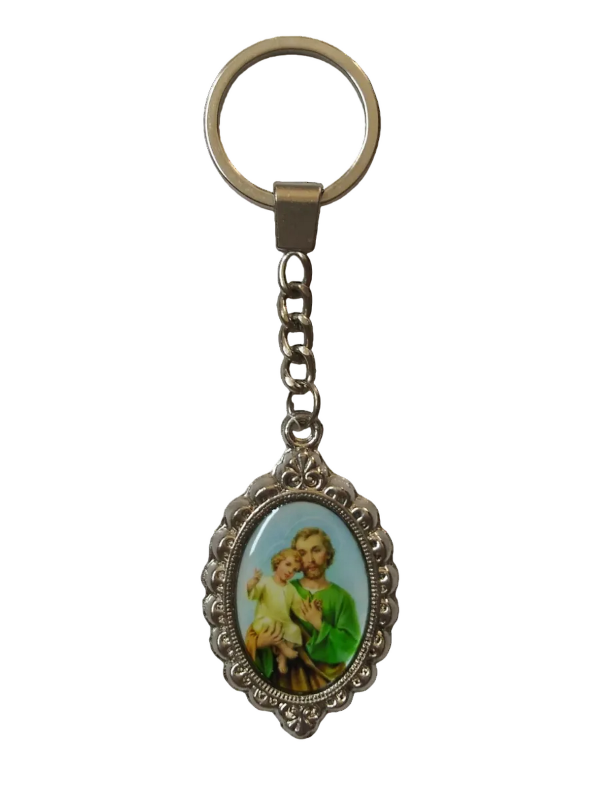 St. Joseph / Our Lady Of Guadalupe Key Chain