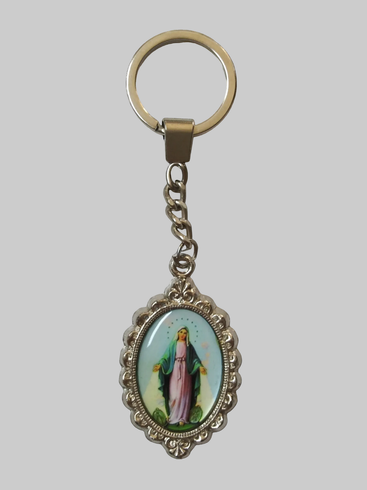 Sacred Heart / Miraculous Mary Key Chain