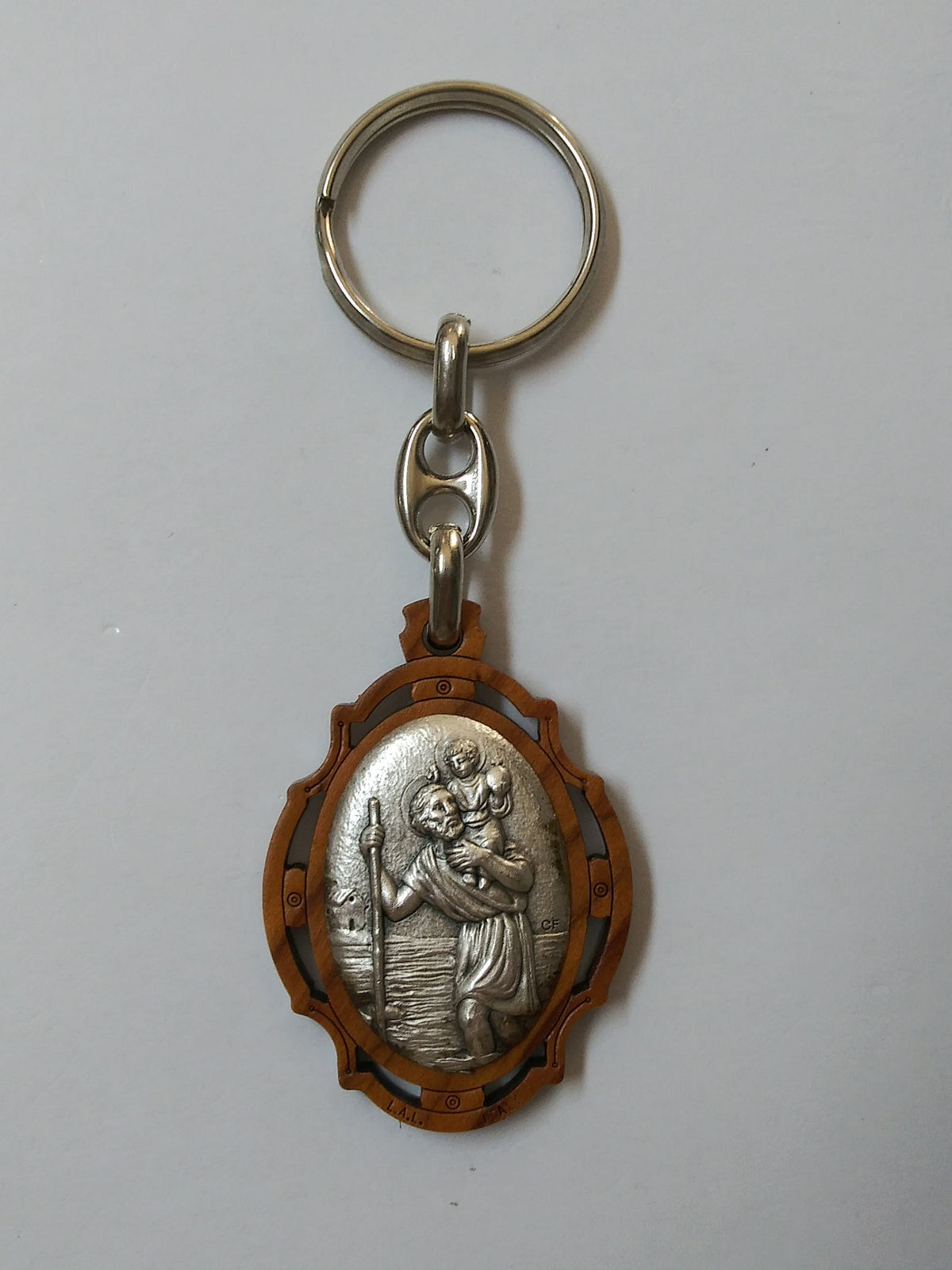 St. Joseph Wood Key Chain