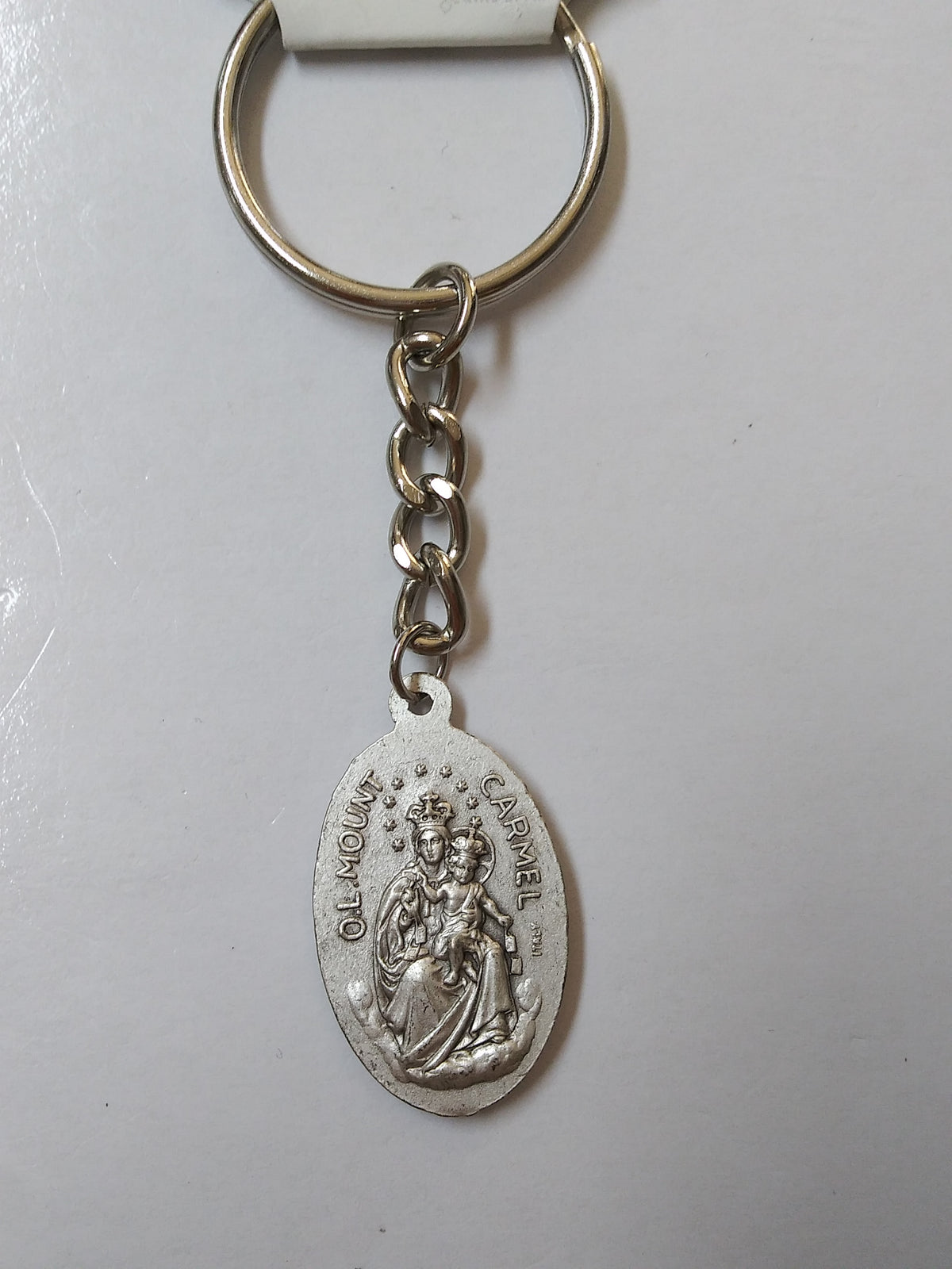 Sacred Heart/ Our Lady Of Saint Carmel Key Chain