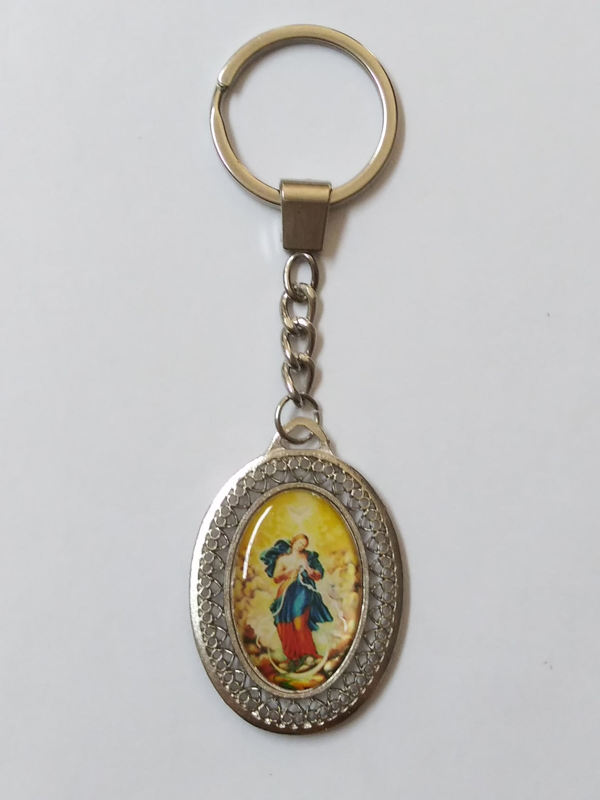 Mara Desatanudos Llavero Con Tarjeta De Oración