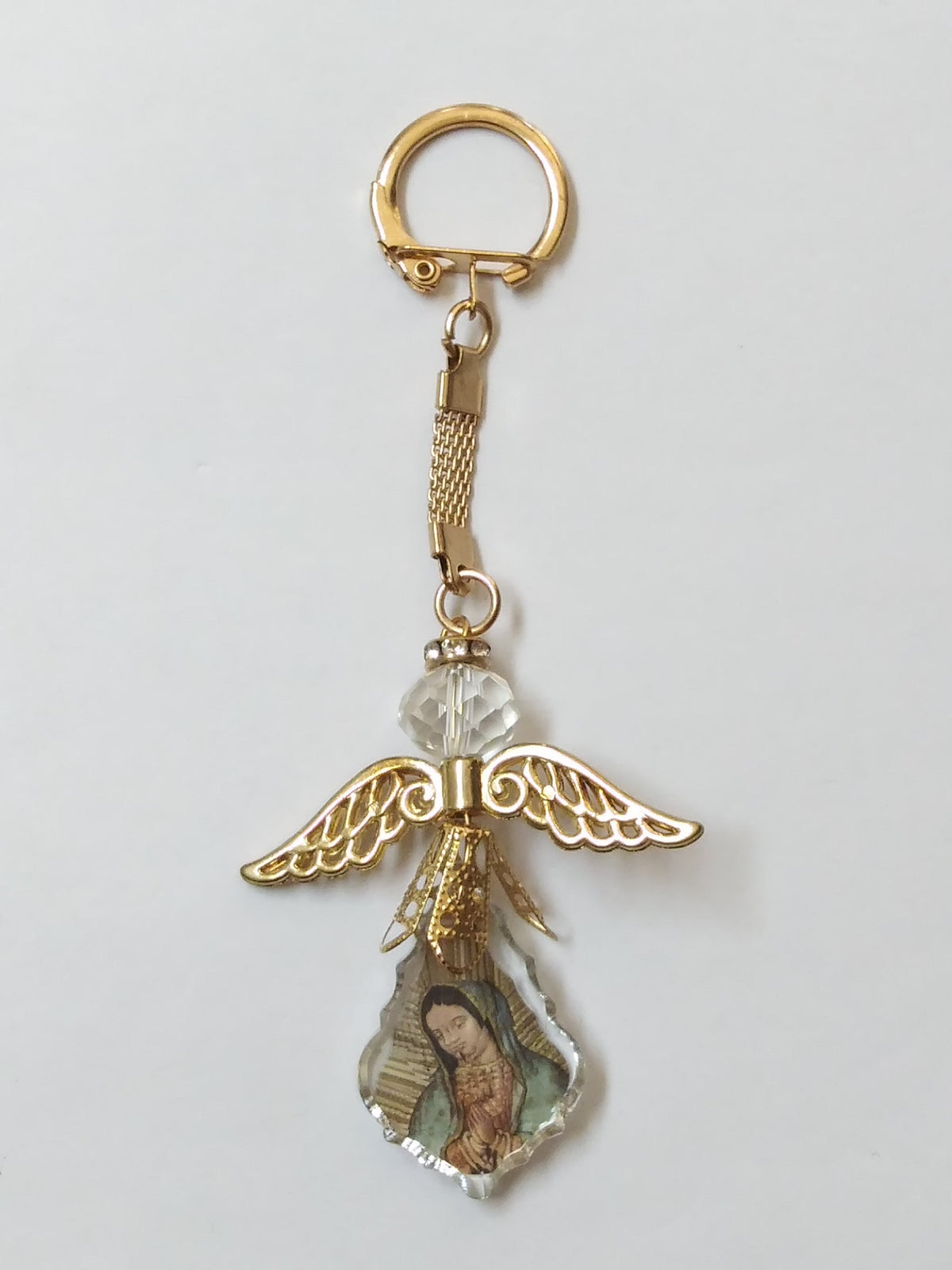 Our Lady Of Guadalupe Angel Key Chain