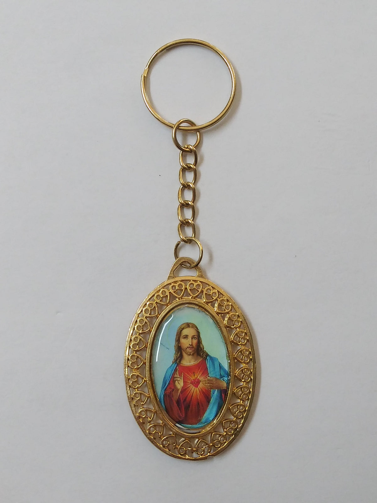 Sacred Heart & Our Lady Of Guadalupe Key Chain