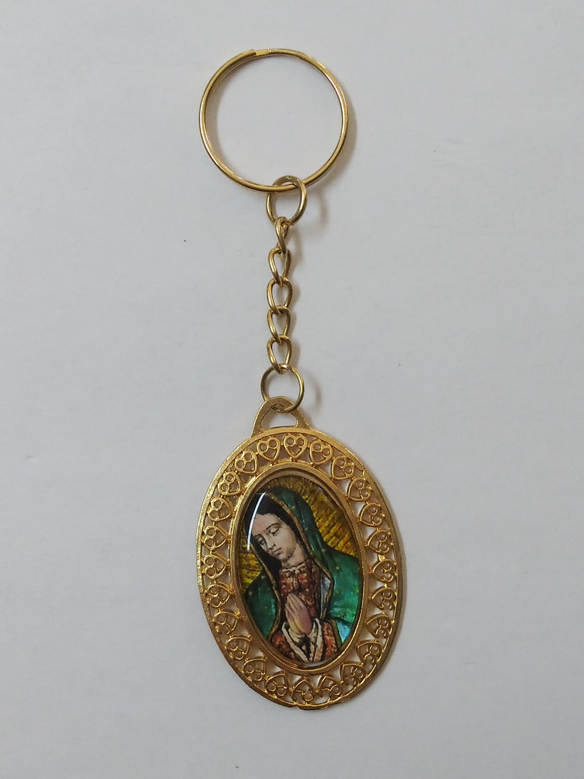 Sacred Heart & Our Lady Of Guadalupe Key Chain