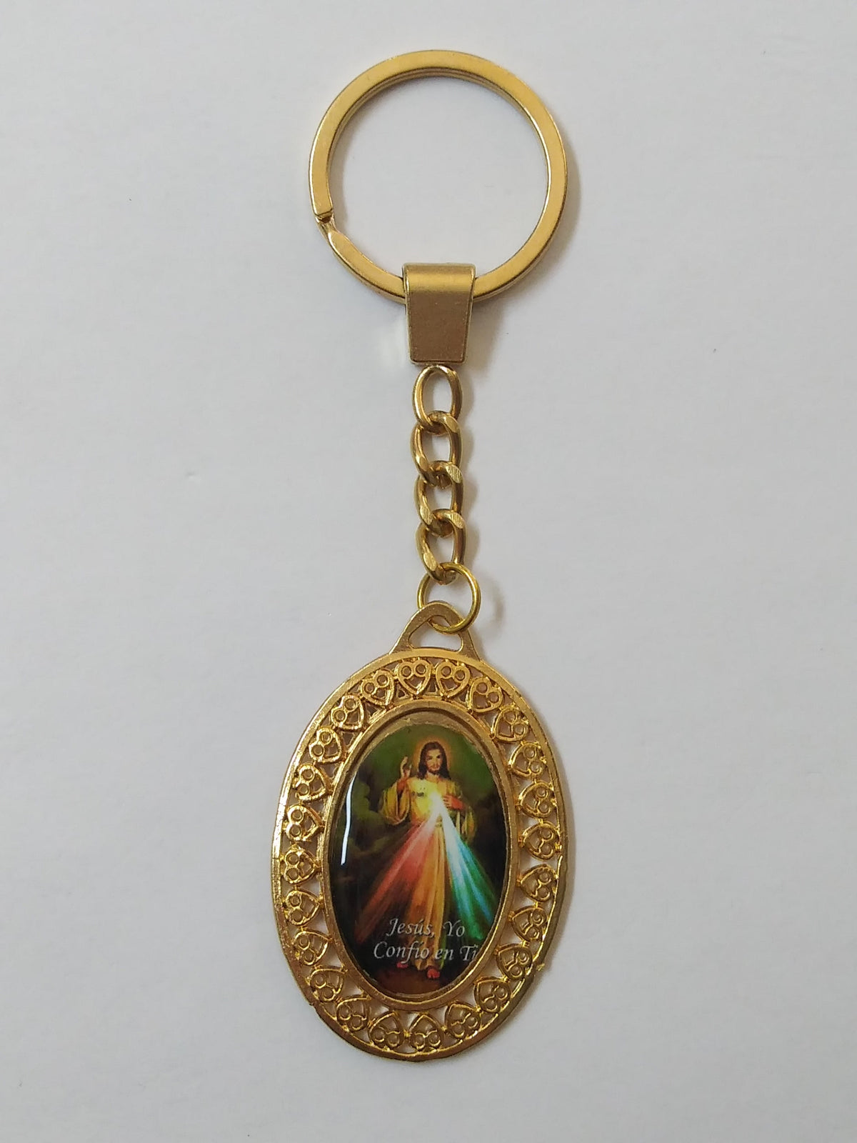 Divine Mercy & Our Lady Of Guadalupe Key Chain