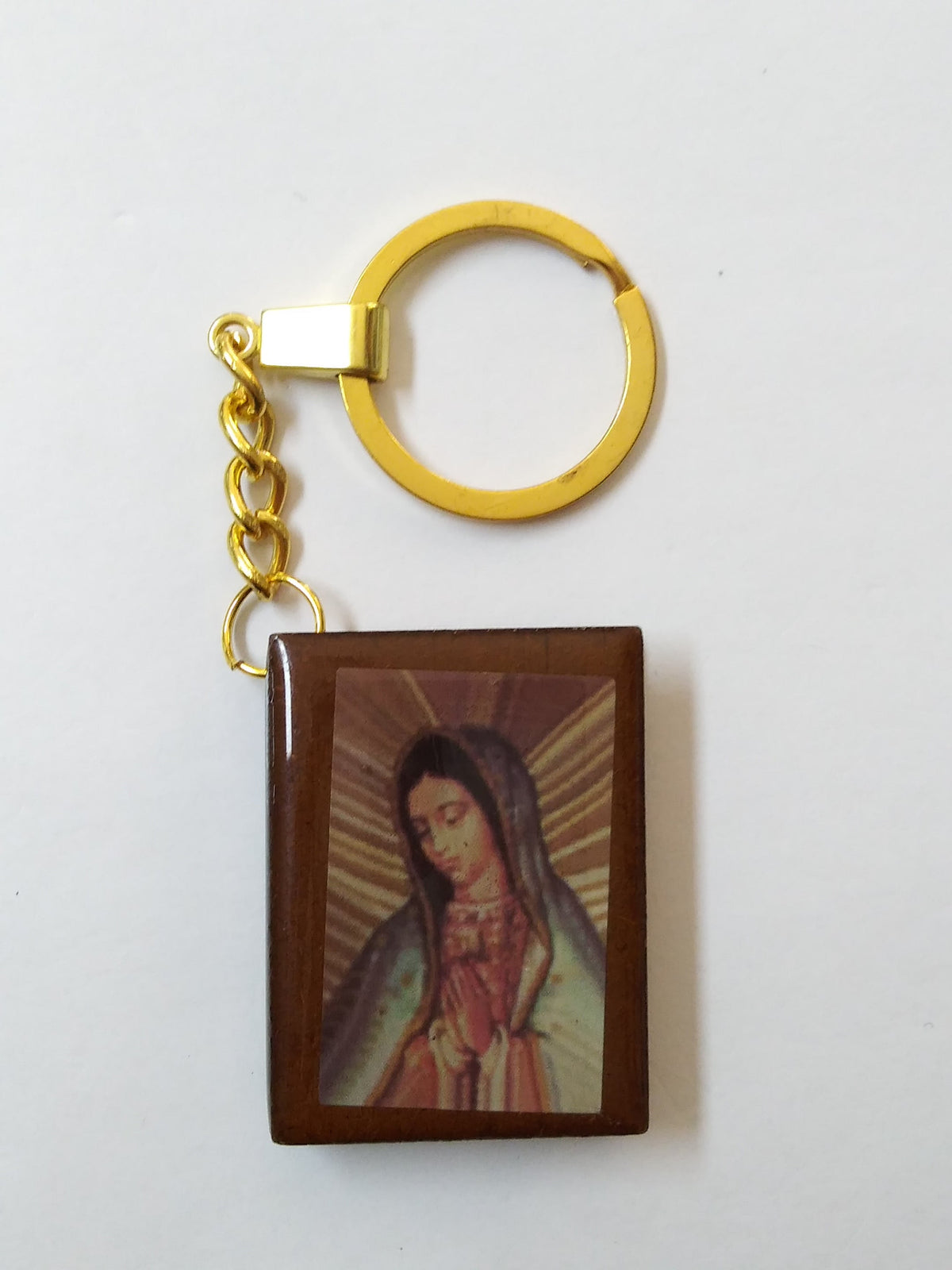 Mini Bible Wood Key Chain