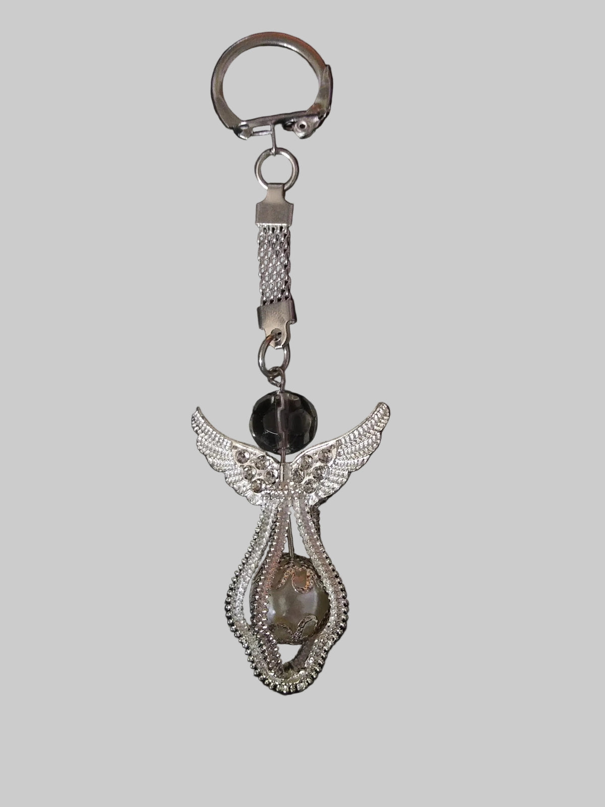 Angel Silver Key Chain