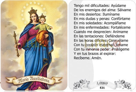 Maria Auxiliadora Estampa Chica