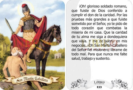 San Martin Caballero Estampa Chica