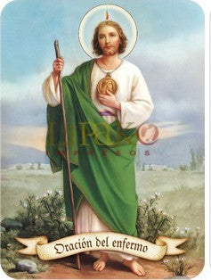 Oracion Del Enfermo San Judas Estampa Chica
