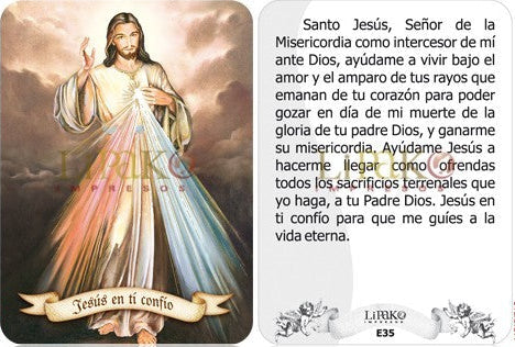 Jesus En Ti Confio Estampa Chica