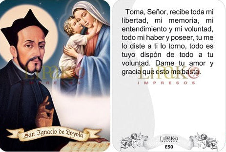 San Ignacio De Loyola Estampa Chica