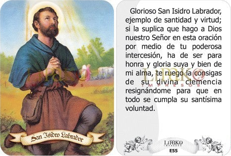 San Isidro Labrador Estampa Chica