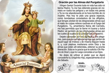 Almas Del Purgatorio Estampa Chica