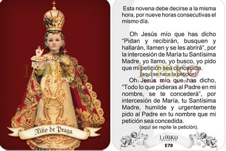 Niño De Praga Estampa Chica