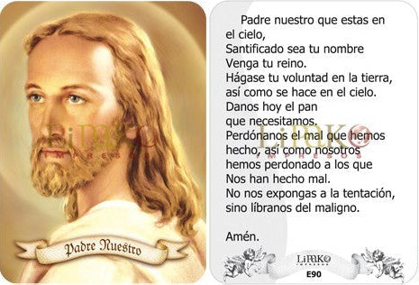 Padre Nuestro Estampa Chica
