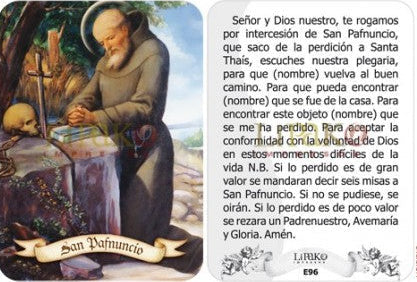San Pafnuncio Estampa Chica
