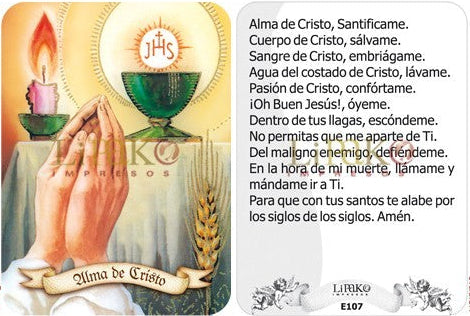 Alma De Cristo Estampa Chica