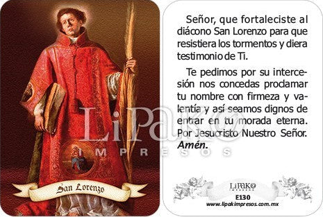 San Lorenzo Estampa Chica