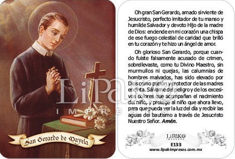 San Gerardo de Meyala Estampa Chica