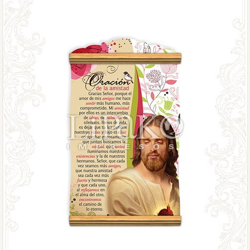 Oración De La Amistad Pergamino