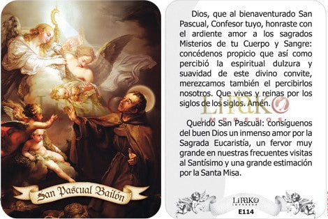 San Pascual Bailon Estampa Chica
