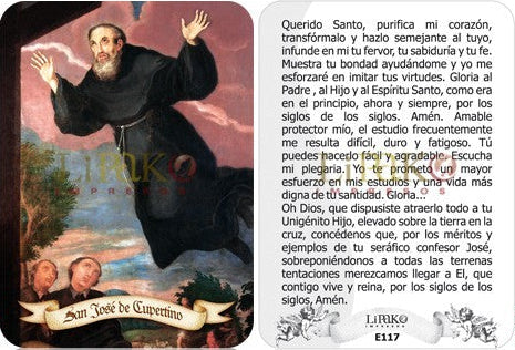San Jose De Cupertino Estampa Chica