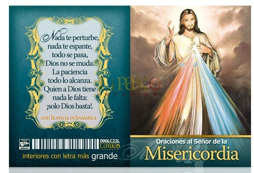 Oraciones Al Señor De La Misericordia Bolsillo