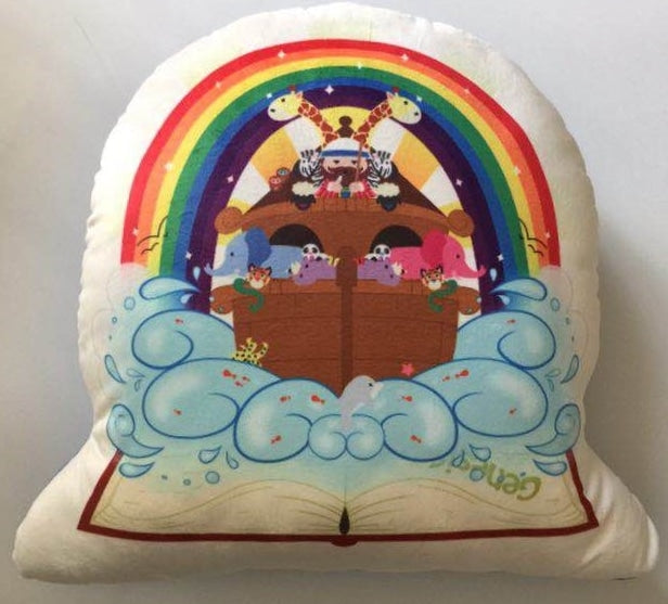 Noah's Ark Cuddle Pillow