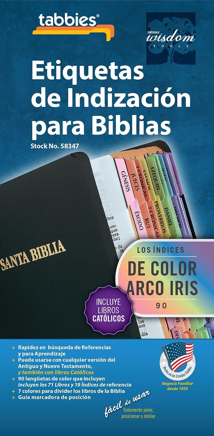 Etiquetas De Indizacion Para Biblias Arco Iris