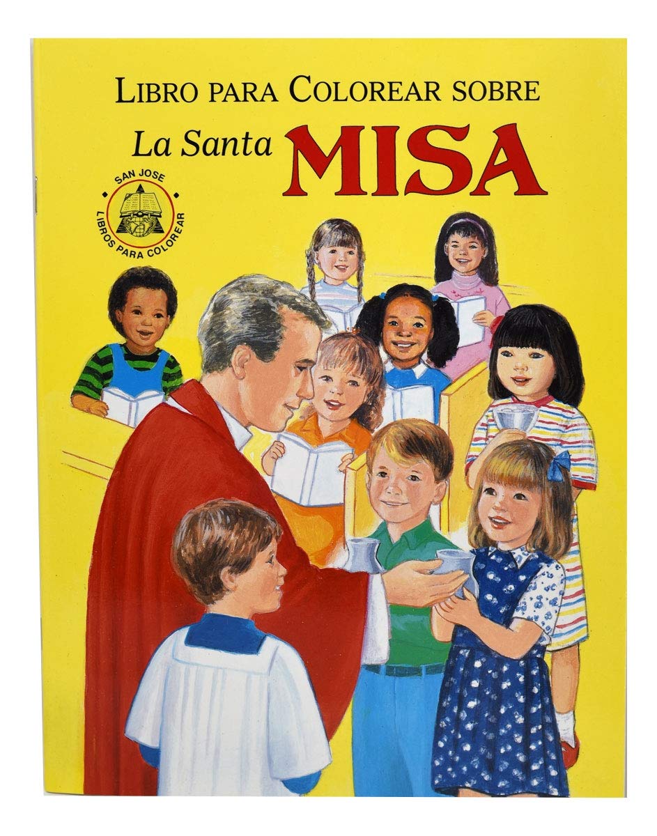 Libro Para Colorear Sobre La Santa Misa