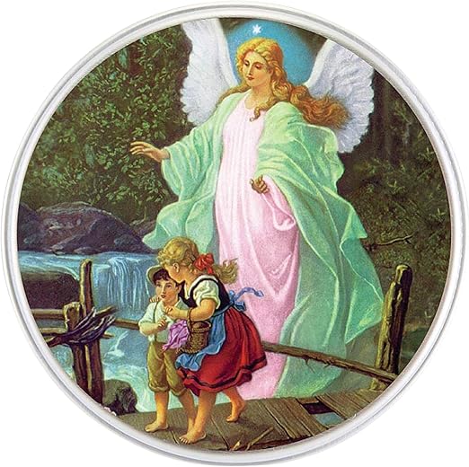 Guardian Angel Rosary Tin (Rosary NOT Included)