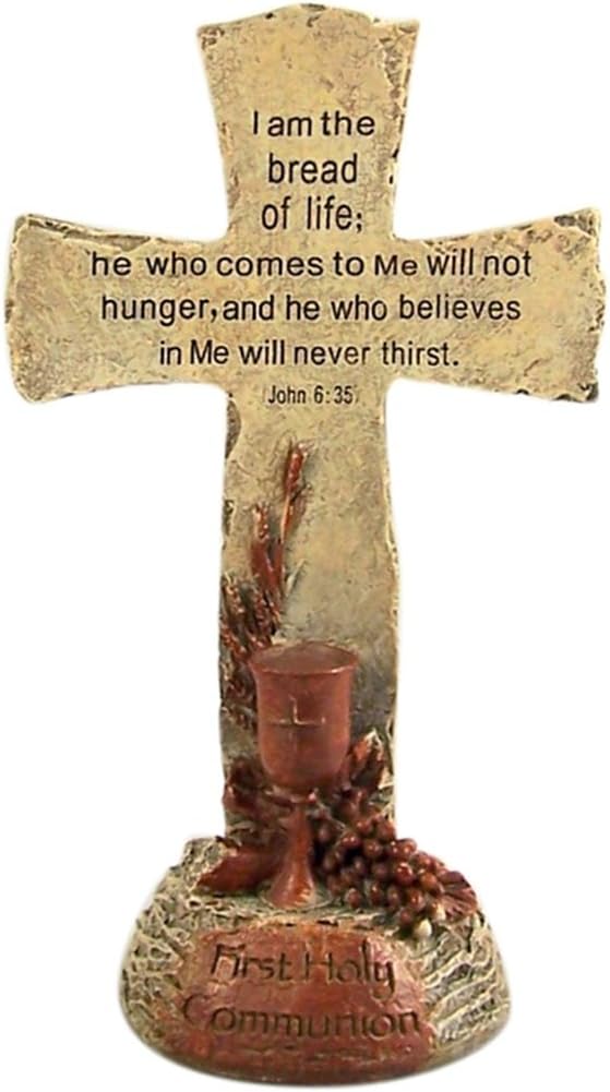 Bread of Life First Communion Standing Cross