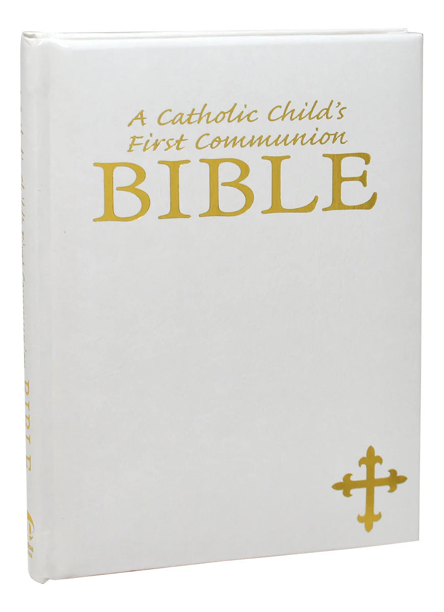 A Catholics Child's First Communion Bible