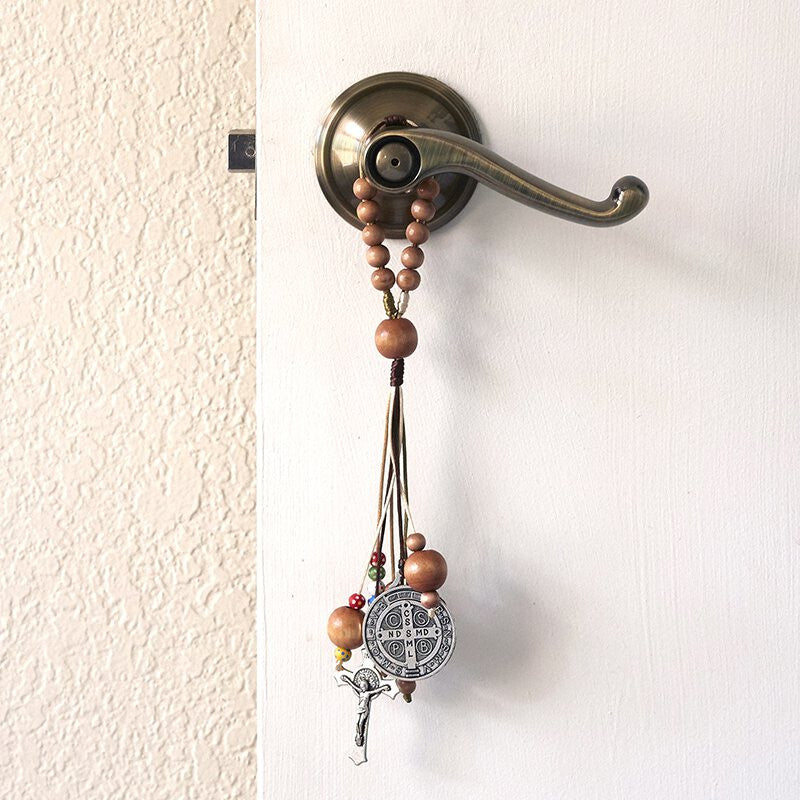 St. Benedict Colorful Bead Home Protection Hanger